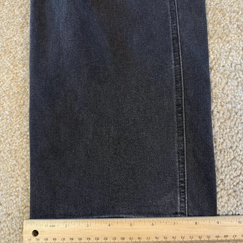 Old Navy Jeans Women's Size 28 Black Wow High Rise Straight Stretch Pants F395